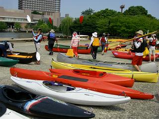 カヌーが沢山